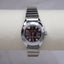 Vintage Geneva Antimagnetic Watch – Burgundy Dial & Matte Gold Stretch Band – 7" Retro Timepiece