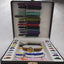 1990's Swiss Kareena Interchangeable Watch Set | 12 Color Bands + 12 Bezels | Gold-Tone Quartz Watch | Heart Design