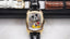 Vintage Mickey Mouse Watch Set with Interchangeable Bands | Disney Collector Gift | 5 Straps Included | Gold-Tone Case
