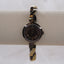Vintage Folio Watch – Two-Tone Bronze & Gold Bracelet – Deep Brown Dial – Retro Y2K Chunky Style – Women’s Quartz Timepiece