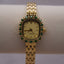 Green Envy Pave Blossom Timepiece-Emerald