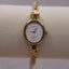 Dainty Elegant Alba, Old Money Gold Tone Chain Watch