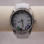 White Rhinestone Quartz Watch – Roman Numerals – Cute Fashion Accessory
