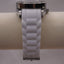 White Rhinestone Quartz Watch – Roman Numerals – Cute Fashion Accessory
