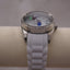 White Rhinestone Quartz Watch – Roman Numerals – Cute Fashion Accessory