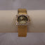 Caitlyn Minimalist Gold Square Watch | Crystal Halo Mesh Bracelet | Elegant Vintage Women’s Quartz Timepiece