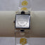 Clear Rose Bracelet Watch – Resin Band – Rhinestone Bezel – Cute Floral Style