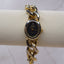 Modern Chic Black and Gold Chain Winner Watch