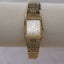 Vintage Seiko Gold-Tone Women’s Watch | Rectangular Dial | Textured Bracelet | Japan Quartz