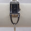 Anne Klein Silver Bangle Watch | Tall Rectangular Black Dial | Minimalist Women’s Dress Watch | AK