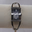 Anne Klein Silver Bangle Watch | Tall Rectangular Black Dial | Minimalist Women’s Dress Watch | AK