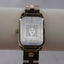 Anne Klein Gold-Tone Women’s Watch | Black Rectangular Dial | Roman Numerals | Elegant Dress Watch