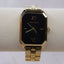 Anne Klein Gold-Tone Women’s Watch | Black Rectangular Dial | Roman Numerals | Elegant Dress Watch