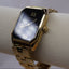 Anne Klein Gold-Tone Women’s Watch | Black Rectangular Dial | Roman Numerals | Elegant Dress Watch