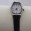 Vintage Signet Women’s Watch | Black Leather Strap | Minimalist White Dial | Quartz