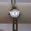 90's Carriage by Timex Women’s Bangle Watch | Two-Tone Gold & Silver Bracelet | Petite Round Dial