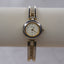 90's Carriage by Timex Women’s Bangle Watch | Two-Tone Gold & Silver Bracelet | Petite Round Dial
