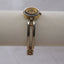 90's Carriage by Timex Women’s Bangle Watch | Two-Tone Gold & Silver Bracelet | Petite Round Dial