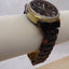 Michael Kors Women’s Tortoise Shell & Gold Chronograph Watch | Brown Dial | MK Fashion Watch