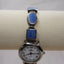 Peyote Bird Santa Fe Women’s Watch – Sterling Silver & Blue Stone Inlay Bracelet, Roman Numeral Dial, Vintage Southwestern Style
