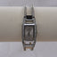 Anne Klein Silver Bangle Watch | Crystal Accent Rectangular Dial | Vintage AK Women’s Dress Watch | Elegant Silver Tone Bracelet Watch