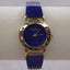 Pierre Nicol Royal Blue Gold Tone Women’s Vintage Quartz Watch – Roman Numerals, Stretch Band, Japan Parts