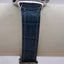 Silver Crystal Bezel Women’s Quartz Watch with Blue Crocodile Strap | Elegant Dress Watch | Minimalist Fashion Watch