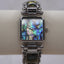 Vintage Susan Semburg Abalone Inlay Women’s Watch – Rectangular Face – Silver Tone Bracelet – Japan Quartz Movement