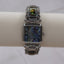 Vintage Susan Semburg Abalone Inlay Women’s Watch – Rectangular Face – Silver Tone Bracelet – Japan Quartz Movement