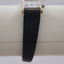 Vintage Seiko Tank-Style Quartz Watch – Roman Numerals, Gold-Tone Case, Black Leather Strap – Classic Minimalist