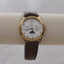 Vintage Guess Moonphase Style Watch | Gold Tone Case | Multi-Function Dial | Brown Leather Strap | Classic 90s Guess Watch