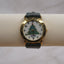 Vintage 90s Christmas Tree Watch – Glitter Dial & Gold-Tone Roman Bezel