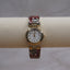 Vintage Jennie B Christmas Poinsettia Watch | Festive Holiday Floral Wristwatch | Gold Tone Quartz Watch | Christmas Gift for Her Cottagecore Style