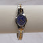 Vintage Pulsar Two-Tone Women's Watch | Striking Blue Dial & Gold/Silver Bracelet | Classic Dainty Dress Watch | Elegant Gift for Her | Seiko Movement
