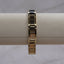 Anne Klein Diamond Dial Bangle Watch | Black & Gold-Tone Minimalist Wristwatch | Genuine Diamond Accent | Elegant Dress Watch Gift for Her