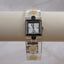 Clear Rose Bracelet Watch – Resin Band – Rhinestone Bezel – Cute Floral Style